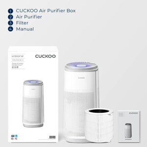 CUCKOO Premium Replacement Filter Bundle for CAC-K1910FW Air Purifier – HEPA & A